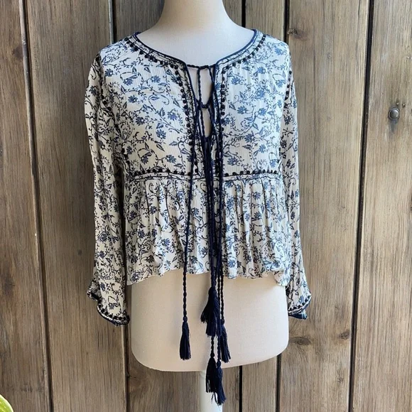 Zara • Premium Denim Collection Crop Top - Picture 9 of 10